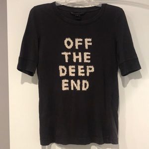 Like New T-Shirt With Logo “Off The Deep End”